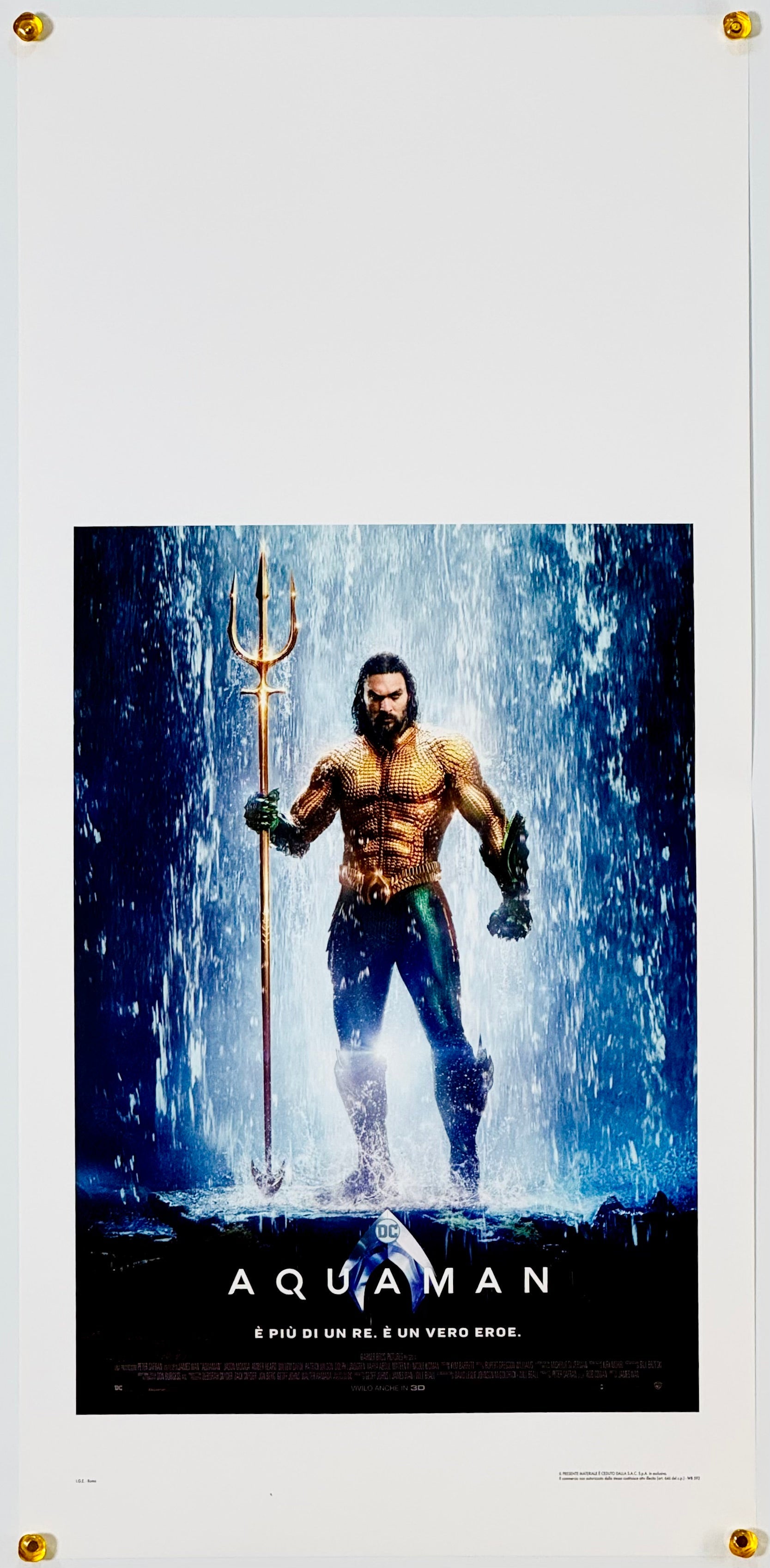 『アクアマン』 映画 ポスター イタリア オリジナル [1783]