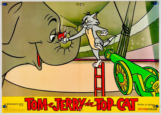 『トムとジェリー Tom e Jerry in Top Cat』 映画 ポスター イタリア オリジナル [178]