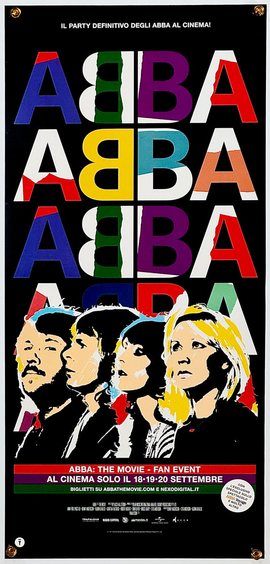 『アバ ザ・ムービー ファンイベント』 映画 ポスター イタリア オリジナル [1792]