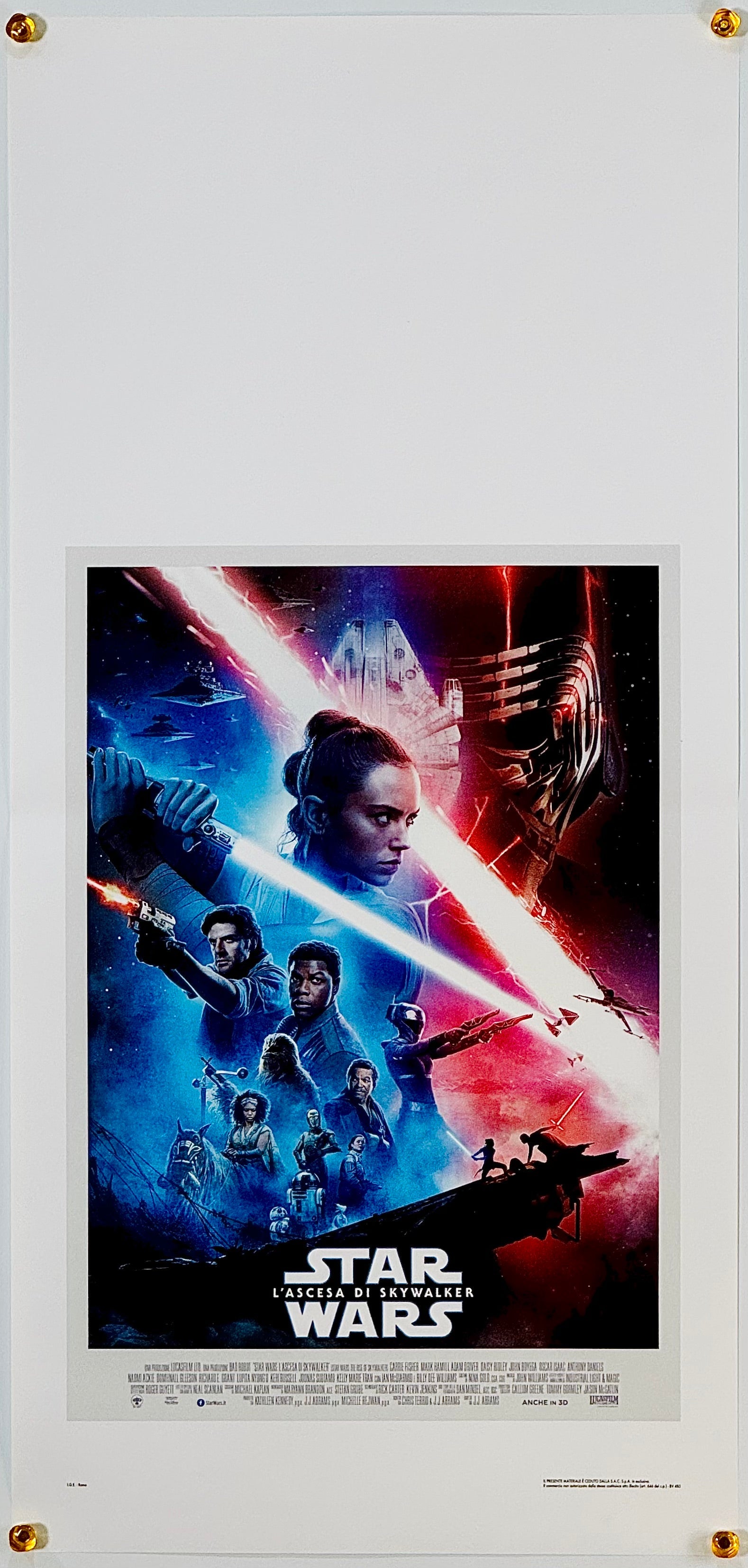 『スター・ウォーズ/スカイウォーカーの夜明け』 映画 ポスター イタリア オリジナル [1794]