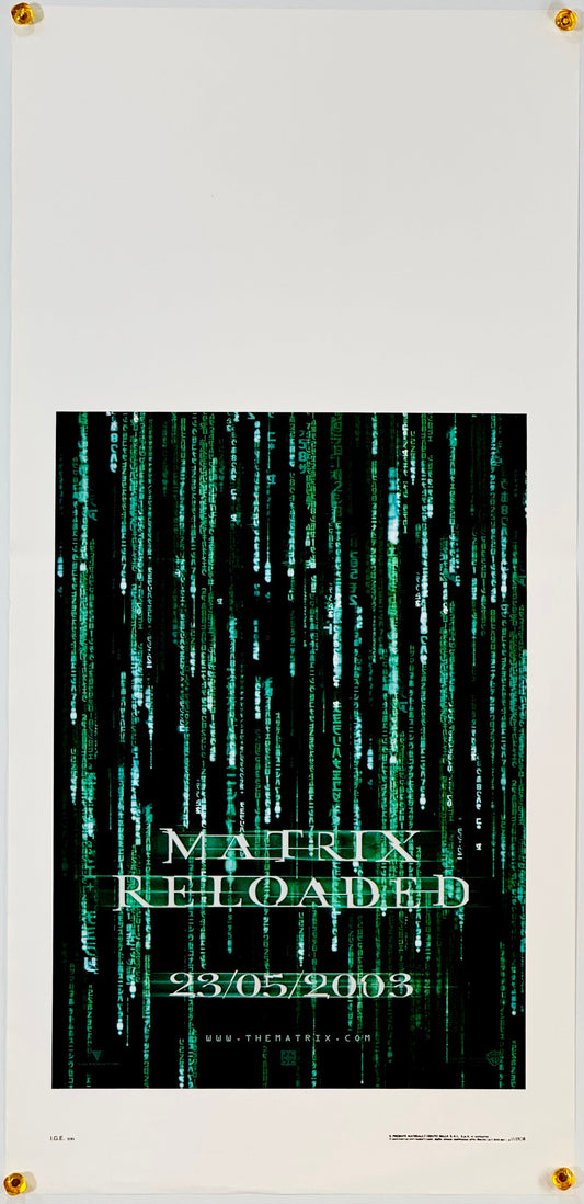 『マトリックス リローデッド』 映画 ポスター イタリア オリジナル [1814]