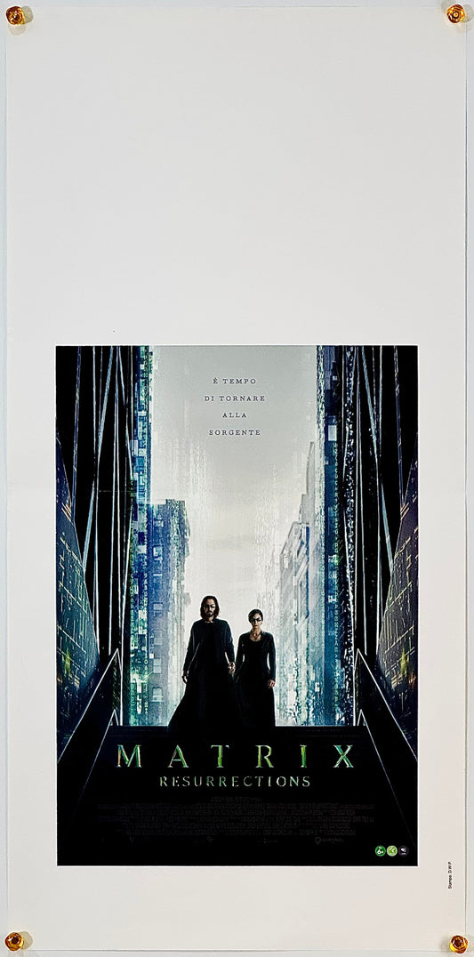 『マトリックス レザレクションズ』 映画 ポスター イタリア オリジナル [1816]