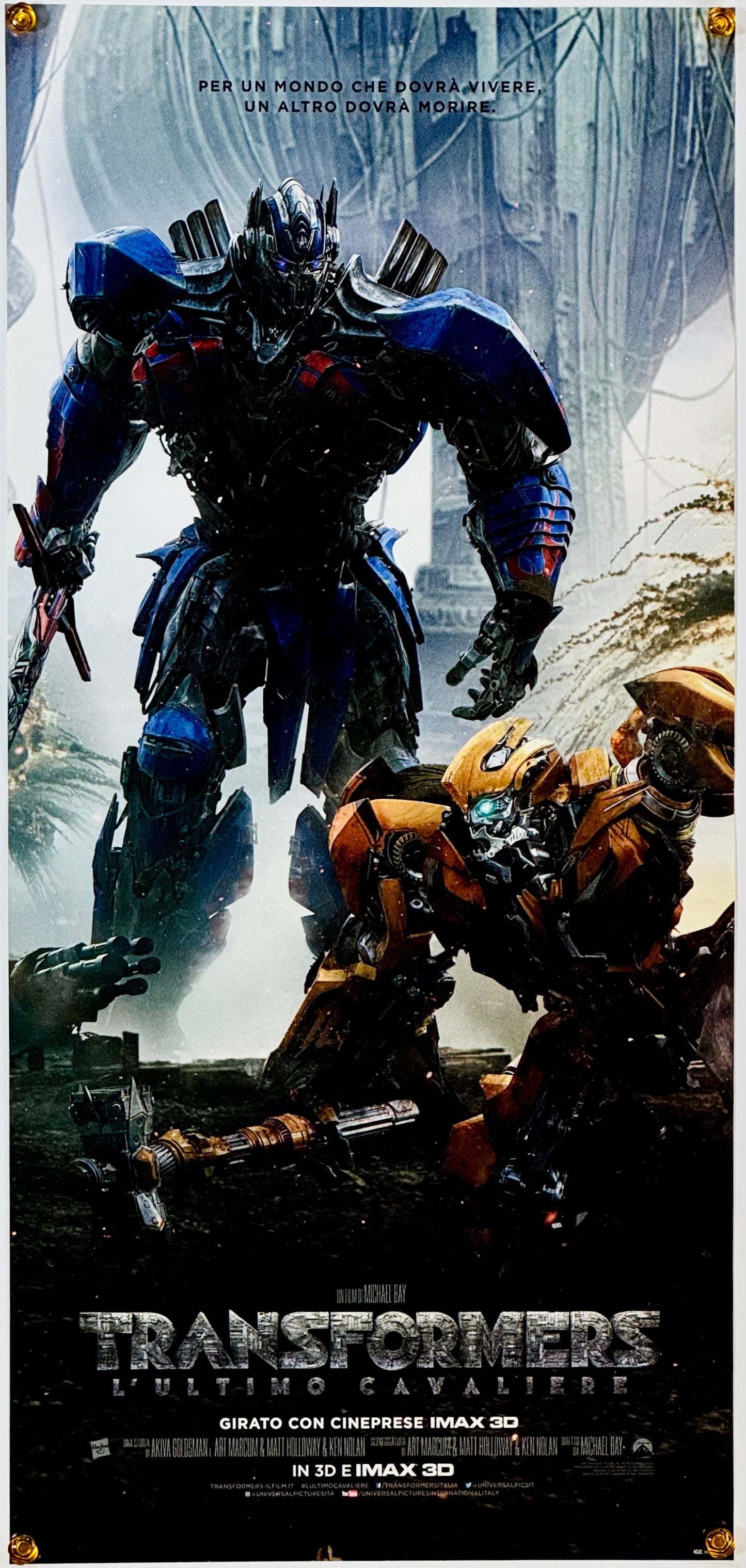 『トランスフォーマー 最後の騎士王』 映画 ポスター イタリア オリジナル [1818]
