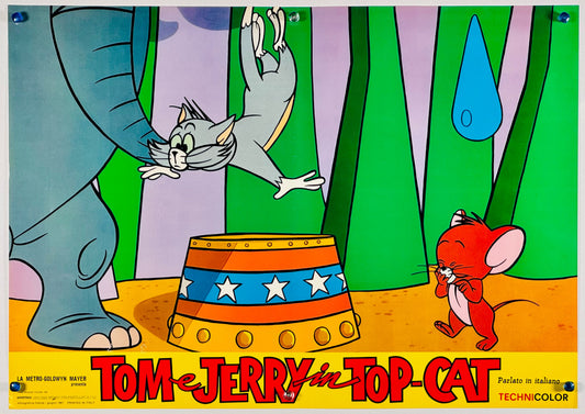 『トムとジェリー Tom e Jerry in Top Cat』 映画 ポスター イタリア オリジナル [181]