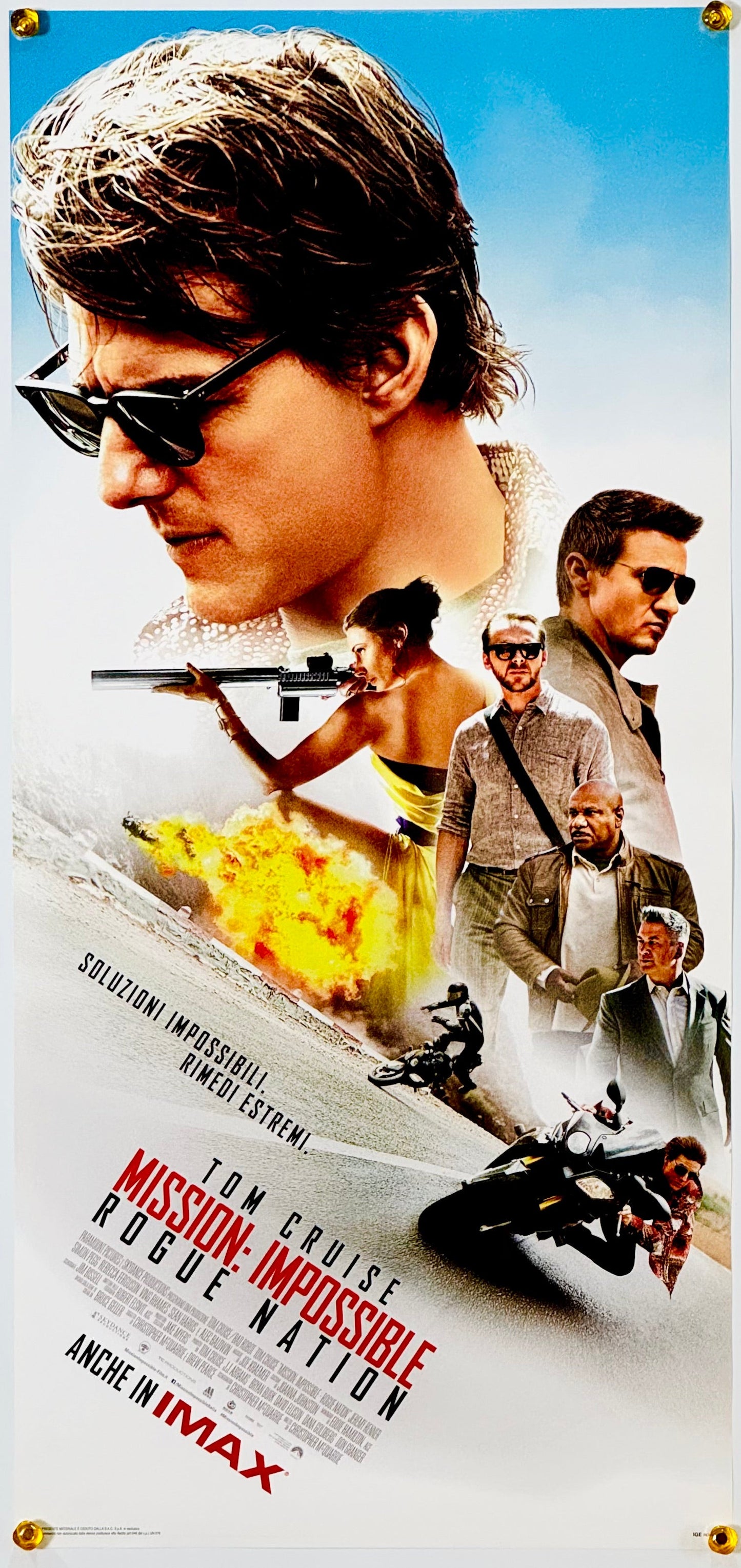 『ミッション・インポッシブル ローグ・ネイション』 映画 ポスター イタリア オリジナル [1838]