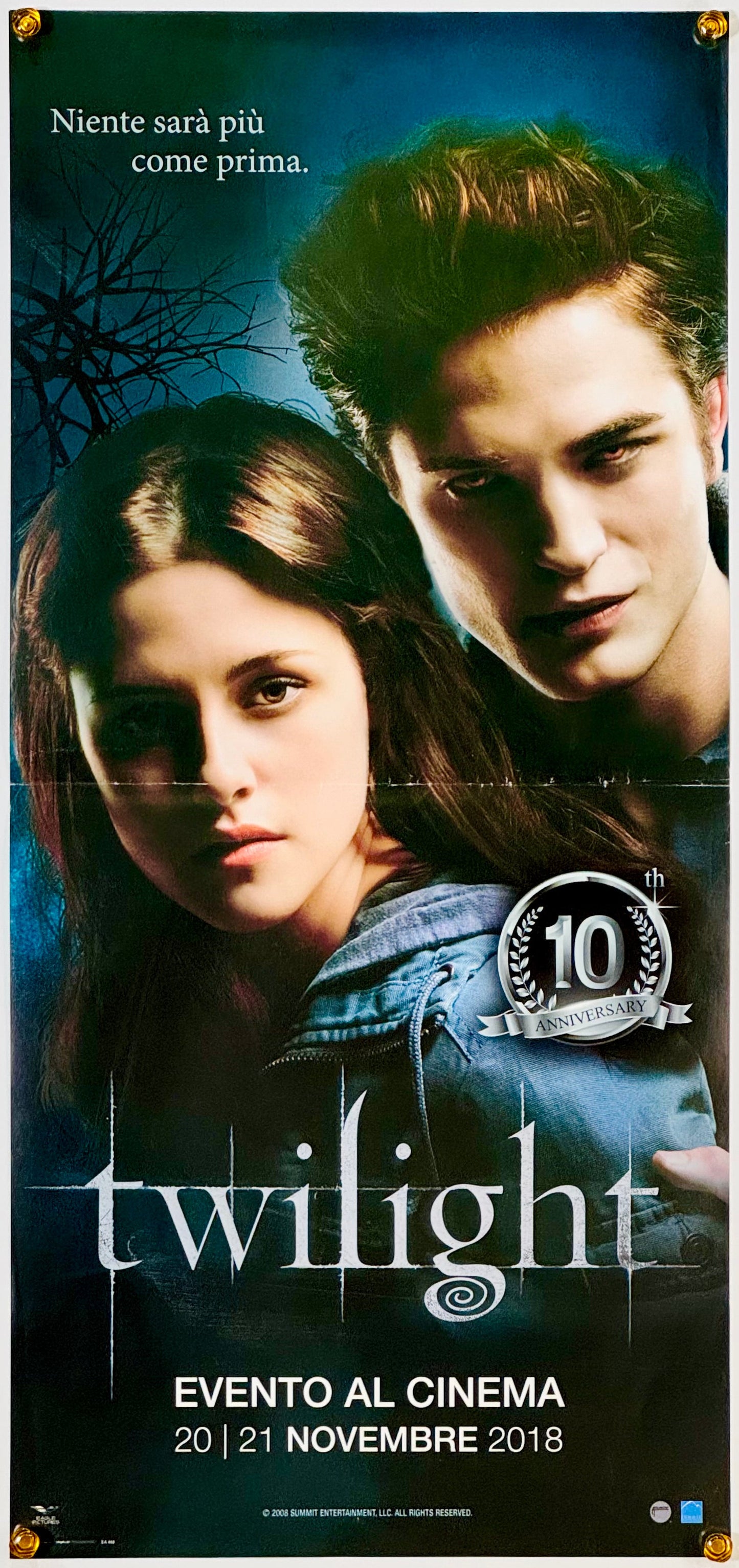 『トワイライト 初恋 10周年記念上映』 映画 ポスター イタリア オリジナル [1839]