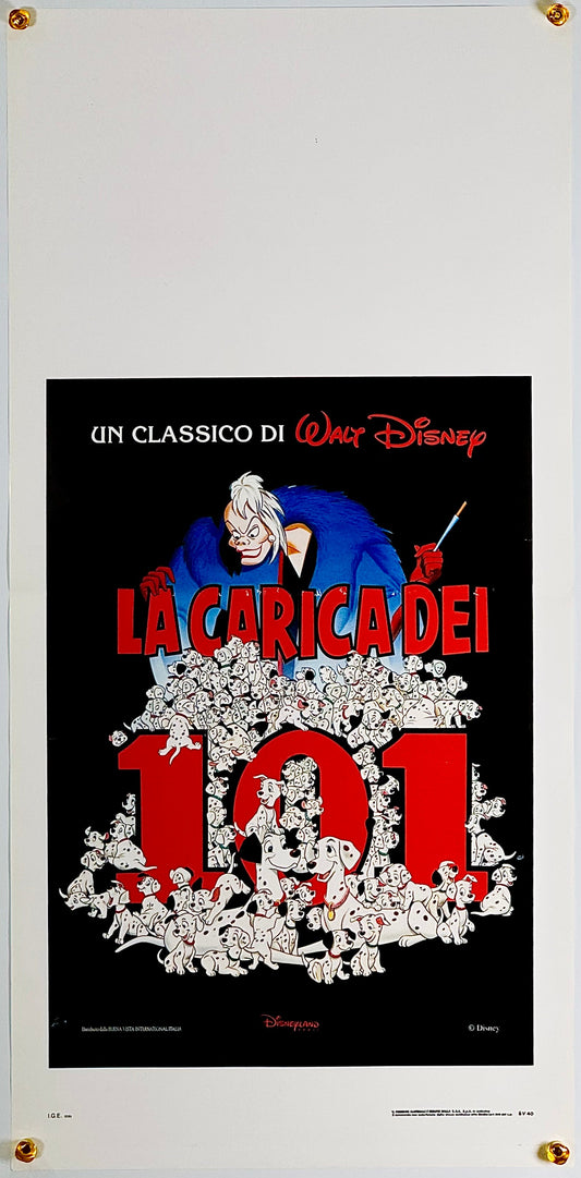 『101匹わんちゃん』 映画 ポスター イタリア オリジナル [1848]