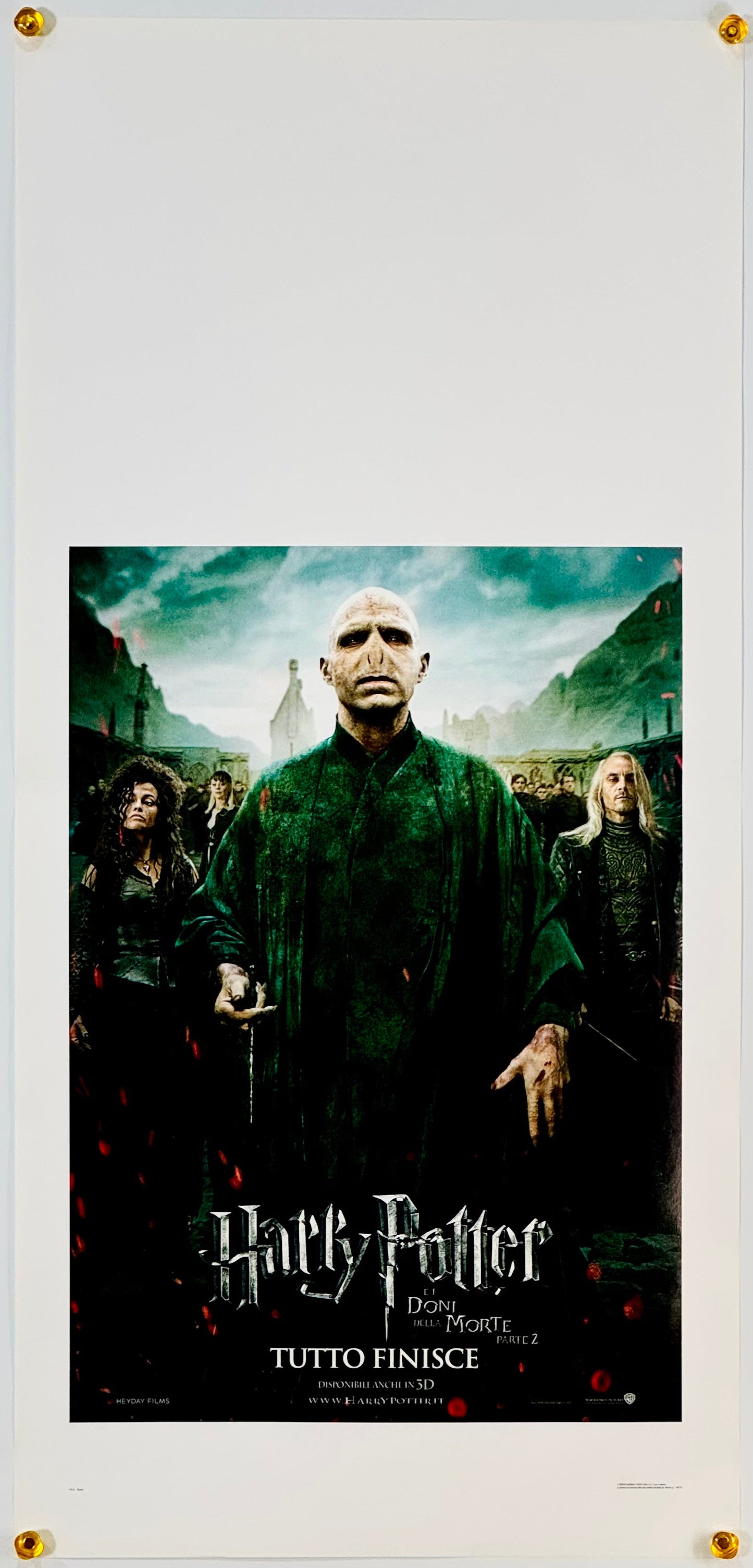 『ハリー・ポッターと死の秘宝 PART 2』 映画 ポスター イタリア オリジナル [1856]