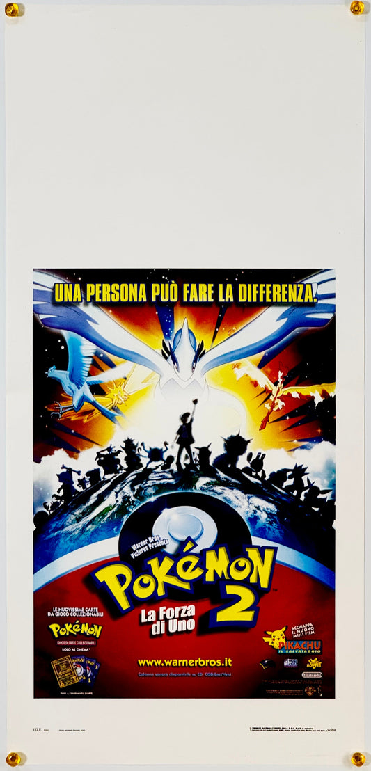 『劇場版 ポケットモンスター 幻のポケモン ルギア爆誕』 映画 ポスター イタリア オリジナル [1859]