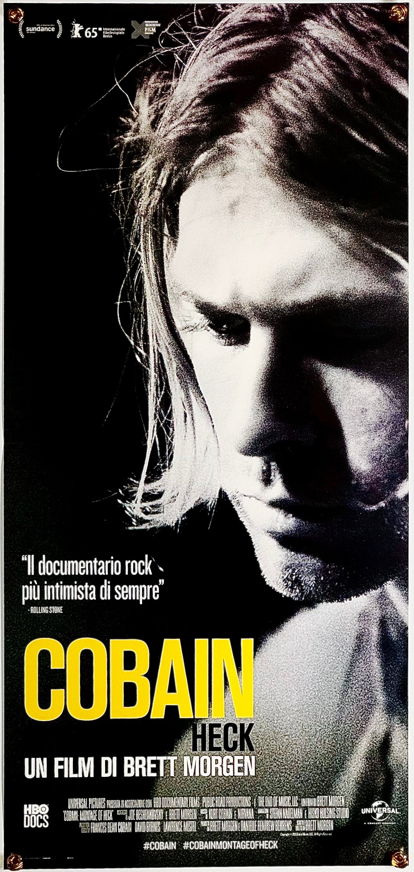 『COBAIN モンタージュ・オブ・ヘック』 映画 ポスター イタリア オリジナル [1870]