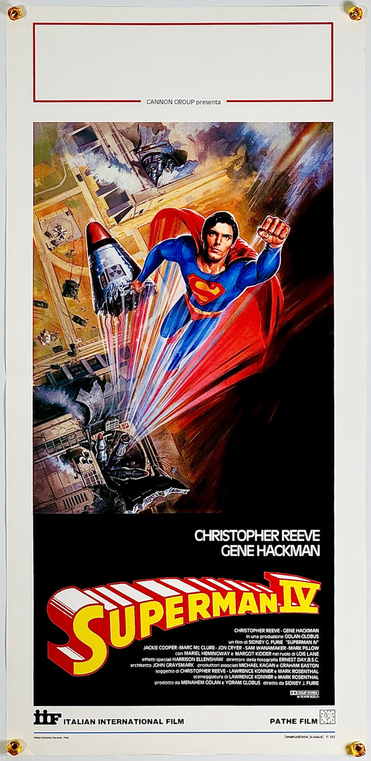 『スーパーマン4 最強の敵』 映画 ポスター イタリア オリジナル [1871]