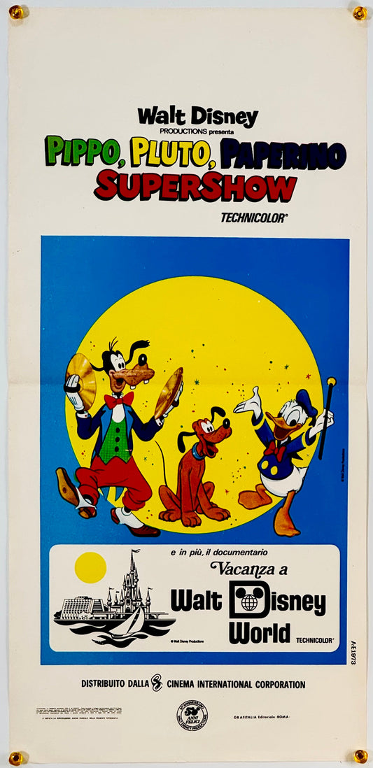『ディズニー Walt Disney's 50th Anniversary Show』 映画 ポスター イタリア オリジナル [1879]