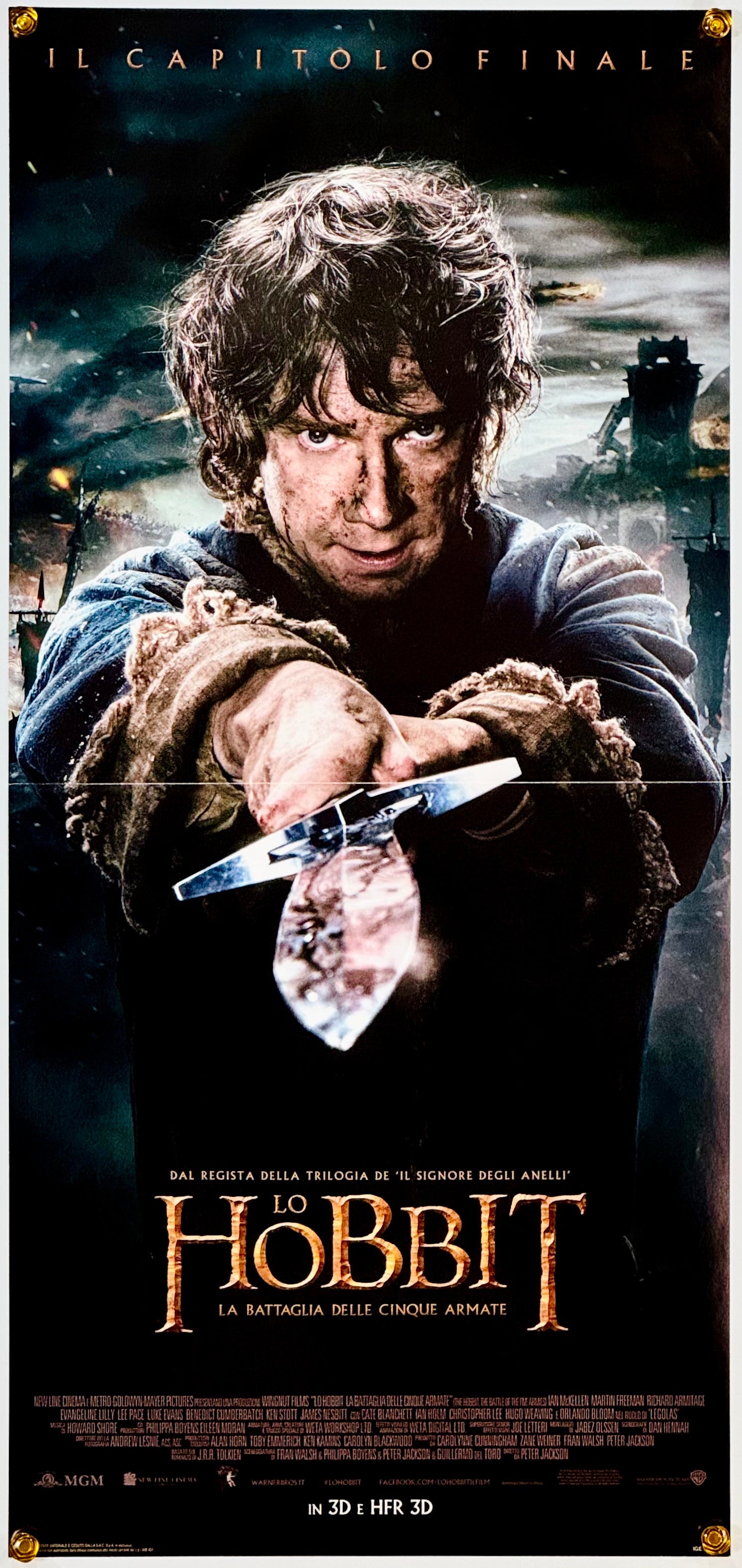 『ホビット 決戦のゆくえ』 映画 ポスター イタリア オリジナル [1881]