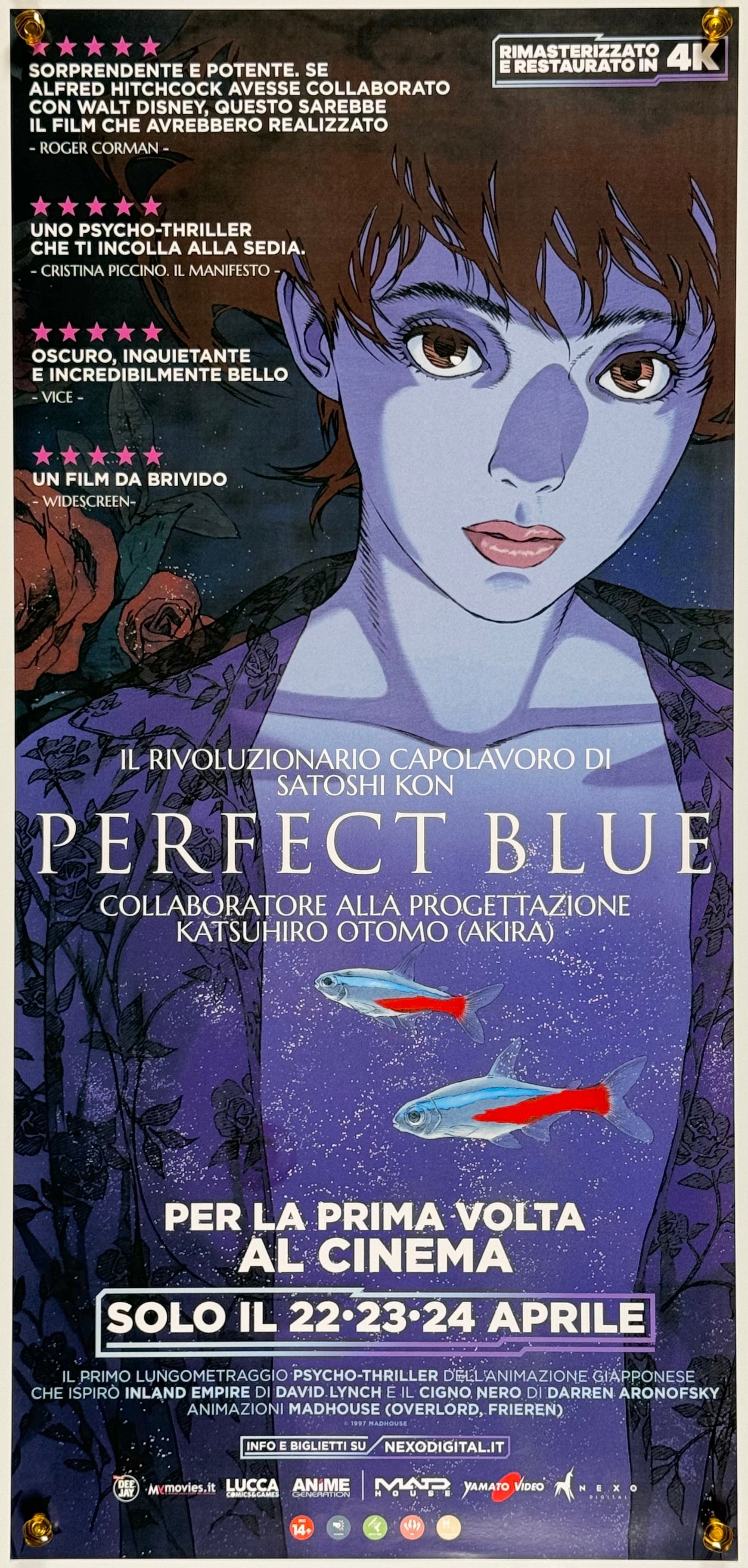 パーフェクトブルー』 国内アニメ イタリア - 海外版映画ポスター専門