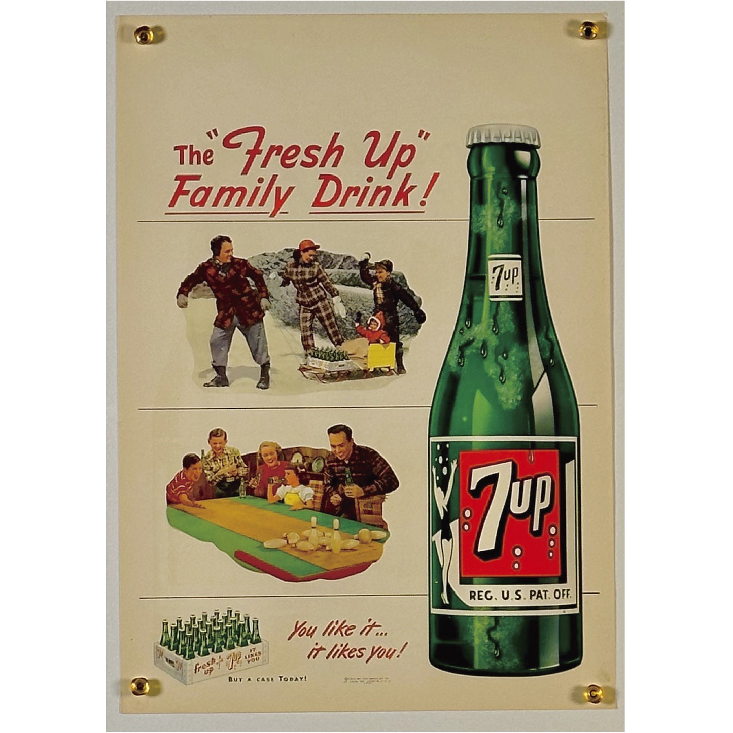 『7up』 広告 ポスター アメリカ オリジナル [18]