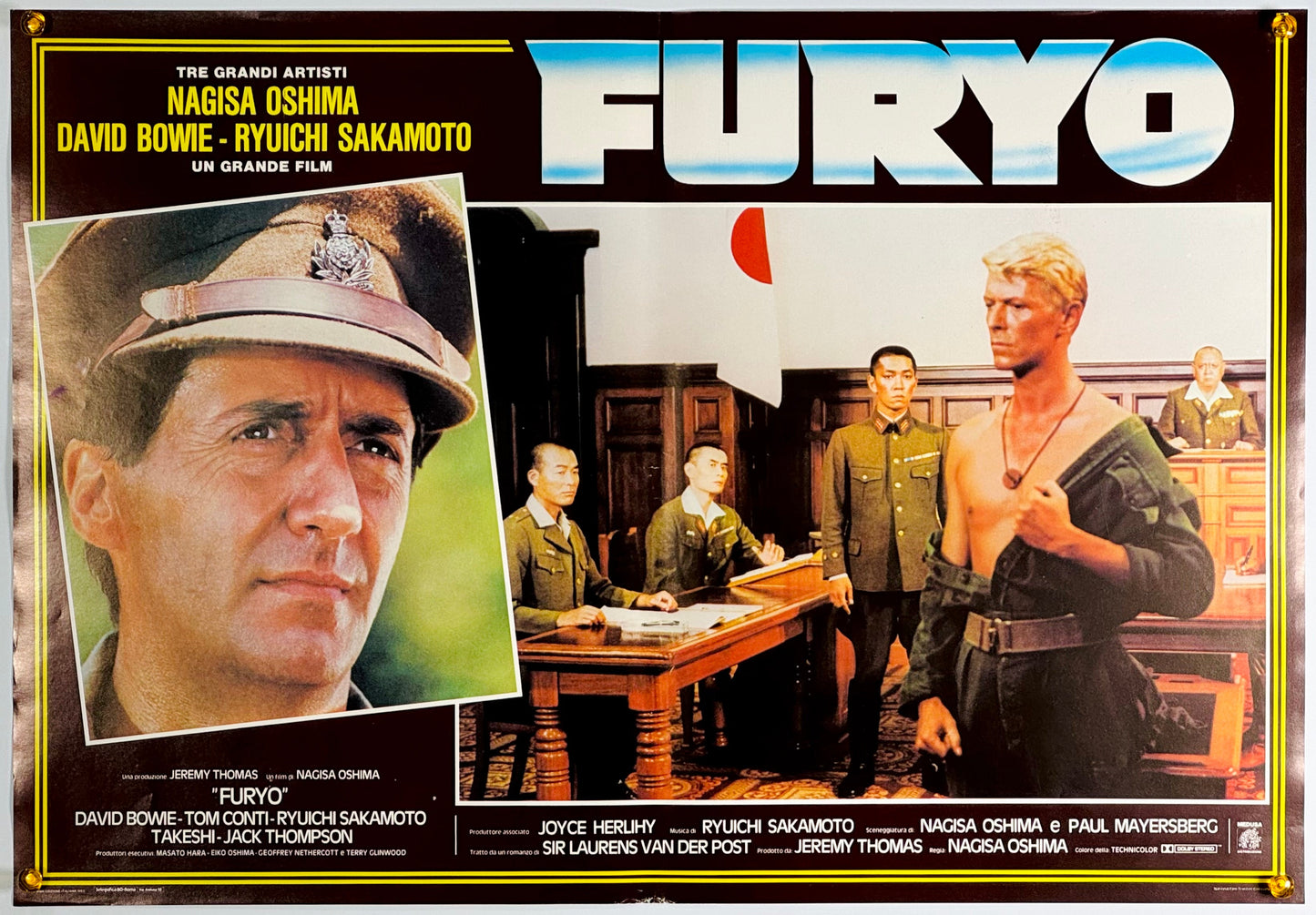 『戦場のメリークリスマス』 映画 ポスター イタリア オリジナル [1906]