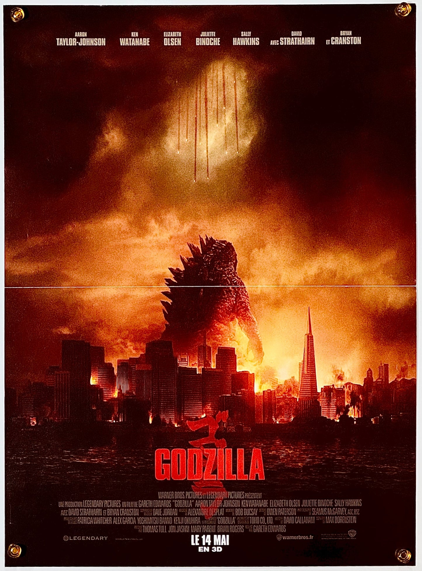 『GODZILLA ゴジラ』 映画 ポスター フランス オリジナル [1938]