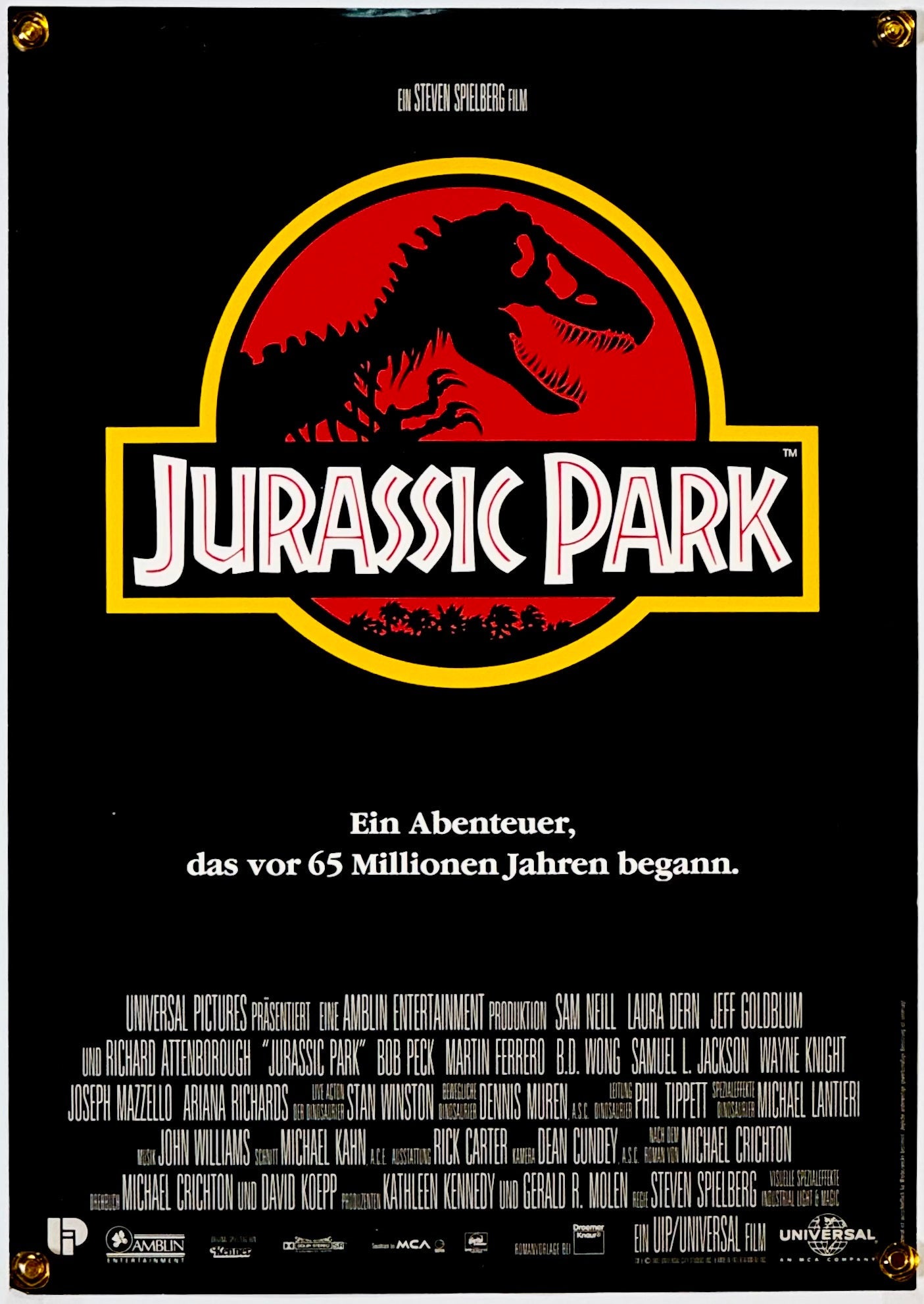 『ジュラシック・パーク』 映画 ポスター ドイツ オリジナル [1957]