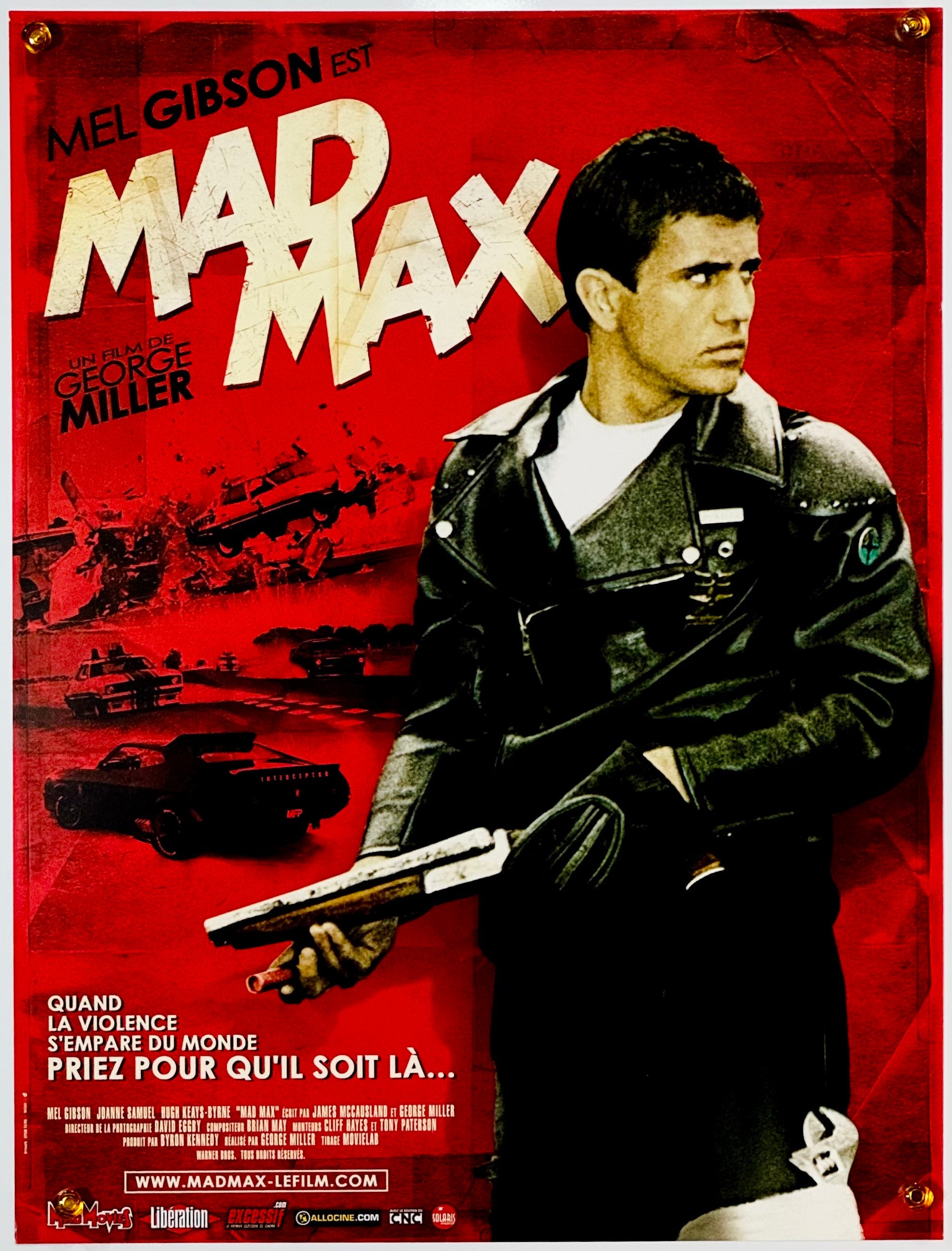 マッド・マックス　フランス版オリジナル映画ポスター マッドマックス』 洋画 フランス - 海外版映画ポスター専門店 - – Fine