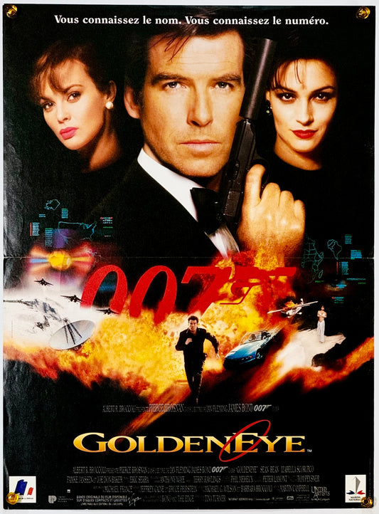 『007 ゴールデンアイ』 映画 ポスター フランス オリジナル [1975]