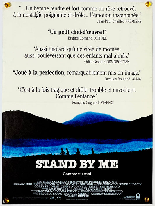 『スタンド・バイ・ミー』 映画 ポスター フランス オリジナル [1980]