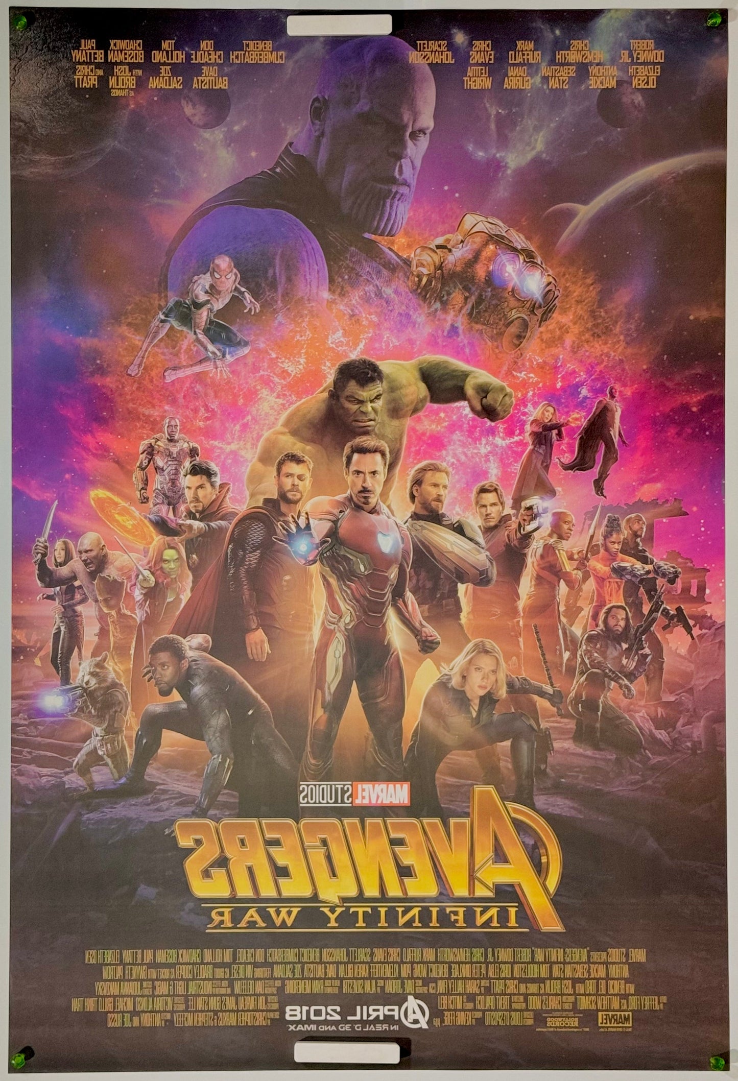 『アベンジャーズ/インフィニティ・ウォー』 映画 ポスター アメリカ オリジナル [1988]