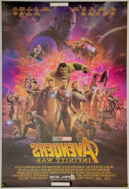 『アベンジャーズ/インフィニティ・ウォー』 映画 ポスター アメリカ オリジナル [1988]