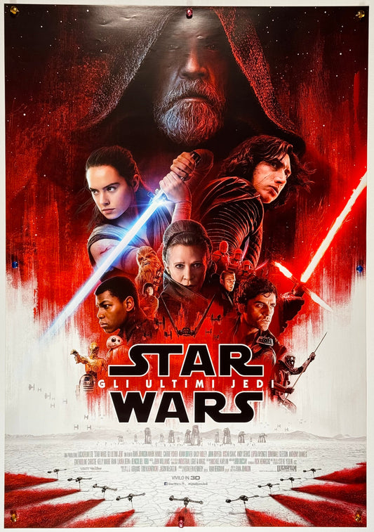 『スター・ウォーズ/最後のジェダイ』 映画 ポスター イタリア オリジナル [198]