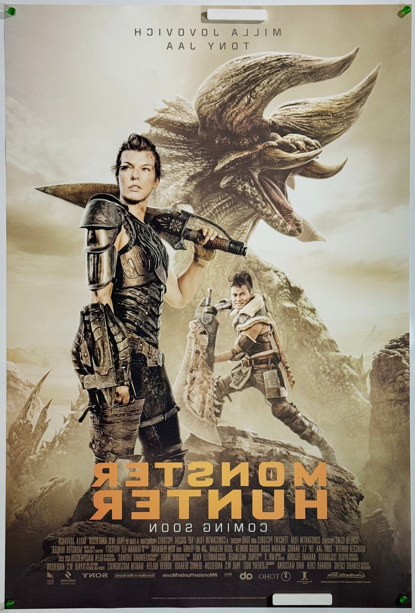『モンスターハンター』 映画 ポスター アメリカ オリジナル [2009]