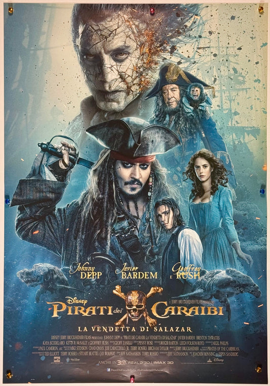 『パイレーツ・オブ・カリビアン 最後の海賊』 映画 ポスター イタリア オリジナル [200]
