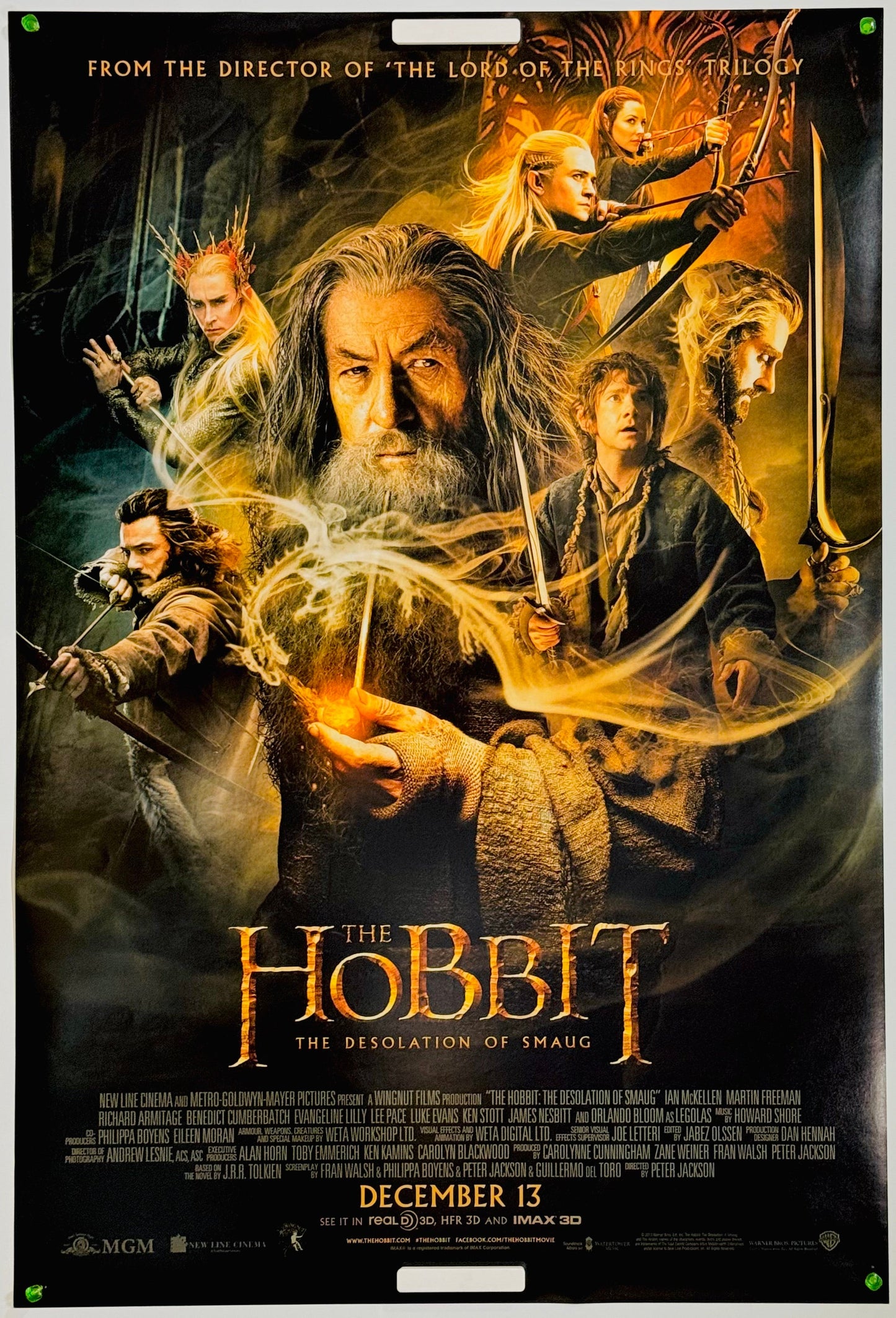 『ホビット 竜に奪われた王国』 映画 ポスター アメリカ オリジナル [2010]