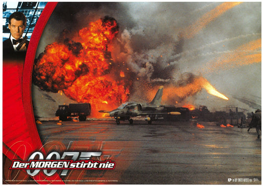 『007 トゥモロー・ネバー・ダイ』 映画 ロビーカード ドイツ オリジナル [2028]