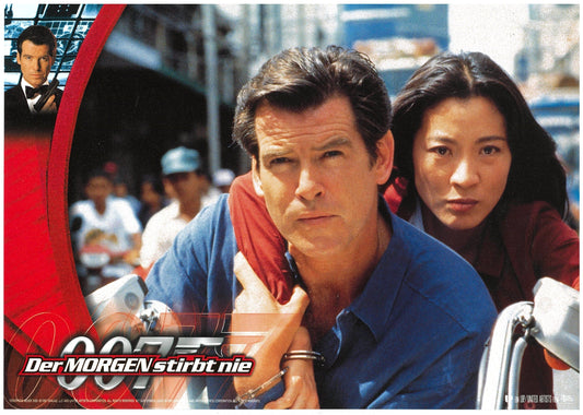 『007 トゥモロー・ネバー・ダイ』 映画 ロビーカード ドイツ オリジナル [2030]