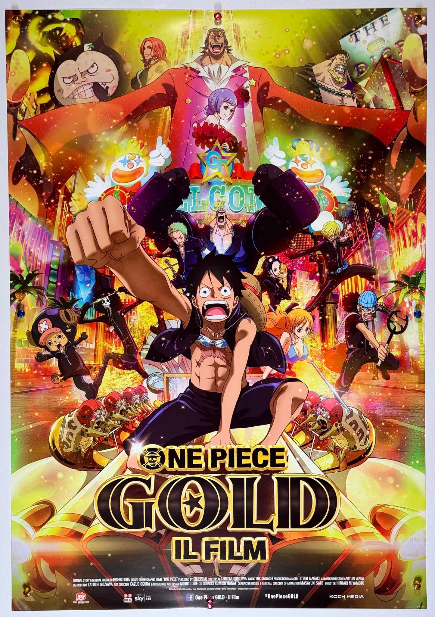 『ONE PIECE FILM GOLD』 映画 ポスター イタリア オリジナル [203]
