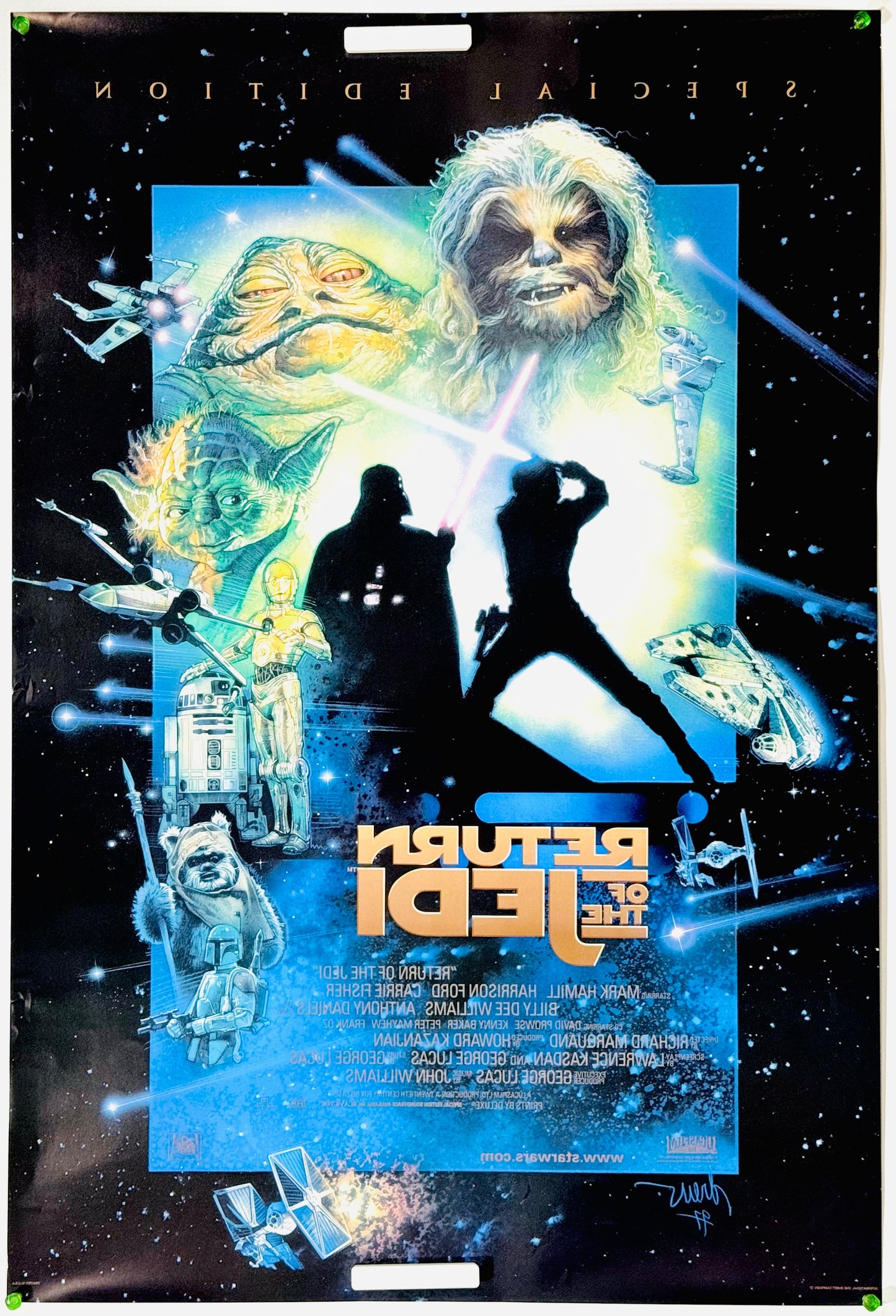 『スター・ウォーズ エピソード6 ジェダイの復讐』 映画 ポスター アメリカ オリジナル [2040]