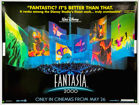 『ウォルト・ディズニー ファンタジア 2000』 映画 ポスター イギリス オリジナル [2050]