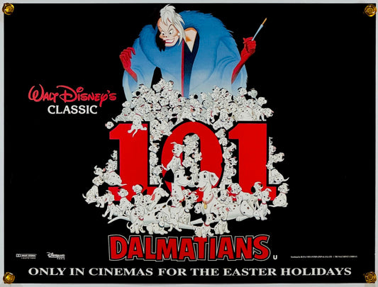 『101匹わんちゃん』 映画 ポスター イギリス オリジナル [2056]