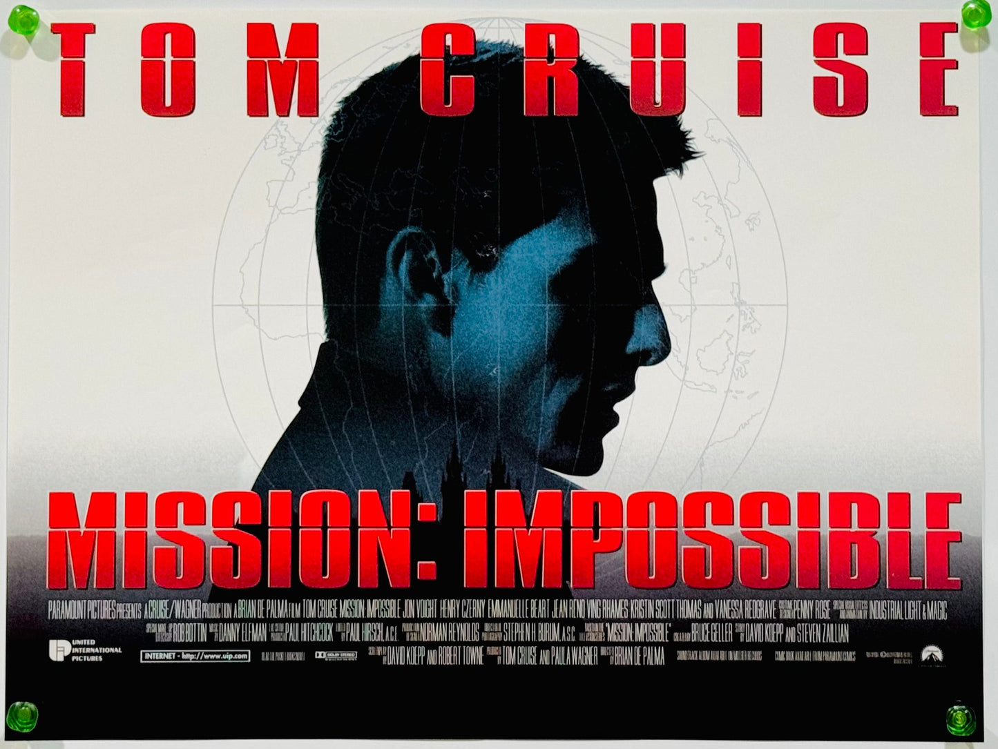 『ミッション・インポッシブル』 映画 ポスター イギリス オリジナル [2057]
