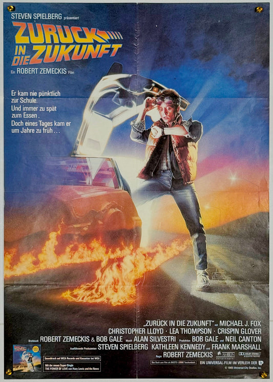 『バック・トゥ・ザ・フューチャー』 映画 ポスター ドイツ オリジナル [2059]