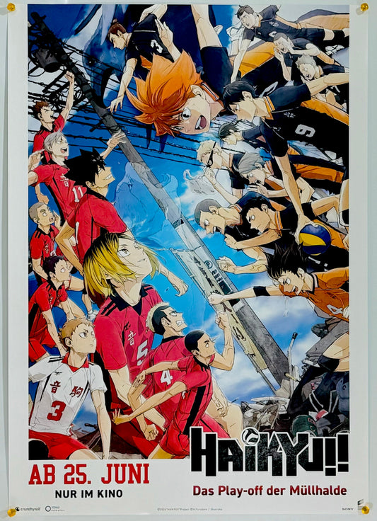 『劇場版ハイキュー!! ゴミ捨て場の決戦』 映画 ポスター ドイツ オリジナル [2061]