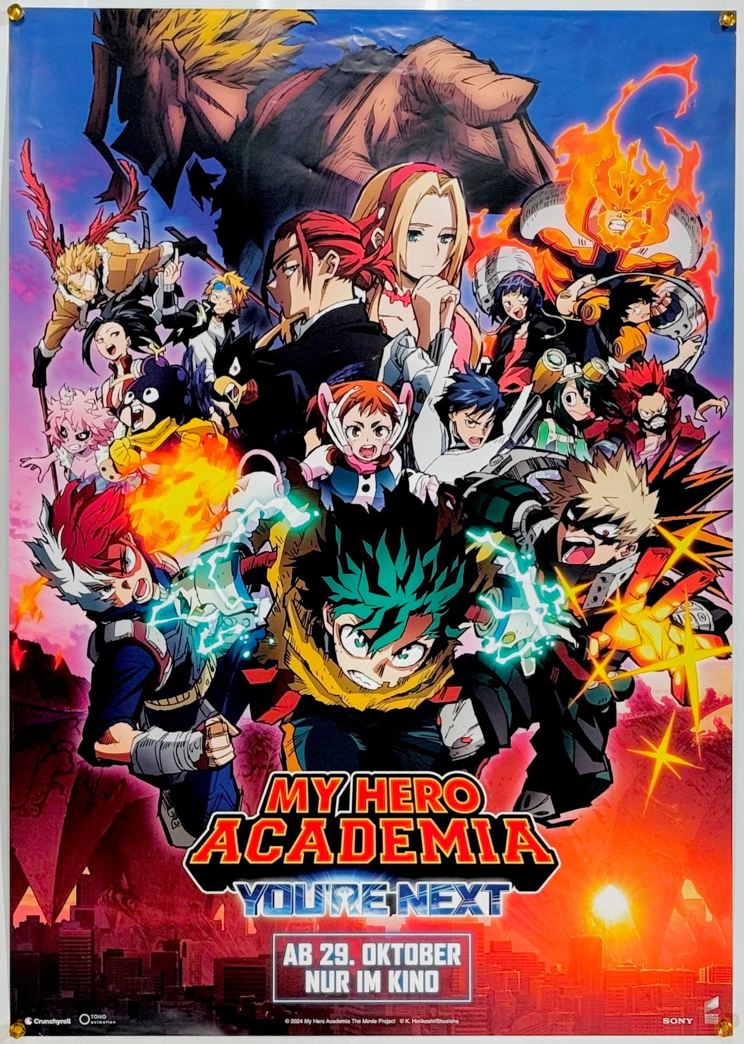 『僕のヒーローアカデミア THE MOVIE ユアネクスト』 映画 ポスター ドイツ オリジナル [2065]