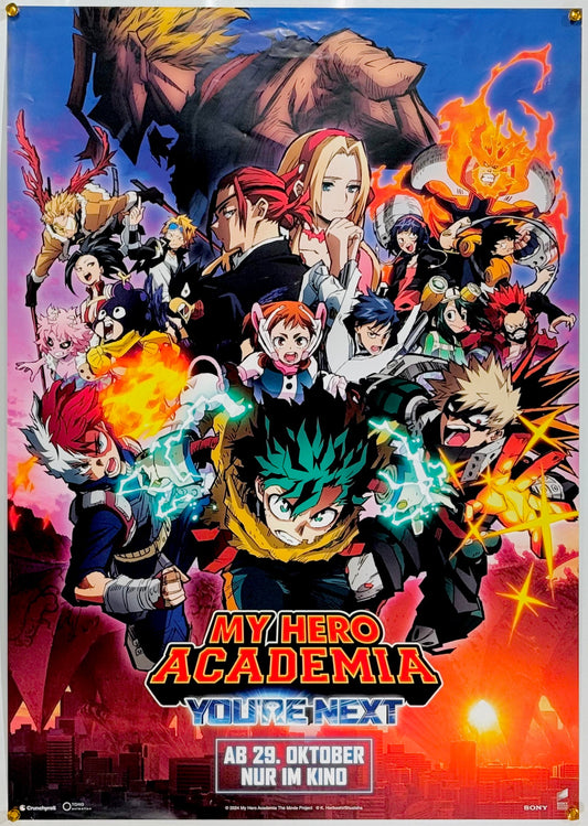 『僕のヒーローアカデミア THE MOVIE ユアネクスト』 映画 ポスター ドイツ オリジナル [2065]