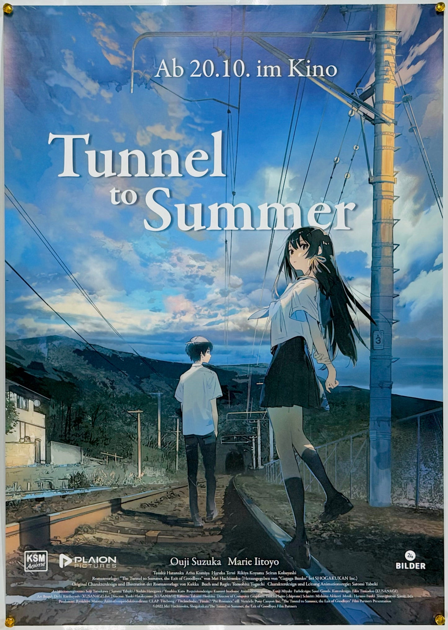 『夏へのトンネル、さよならの出口』 映画 ポスター ドイツ オリジナル [2067]