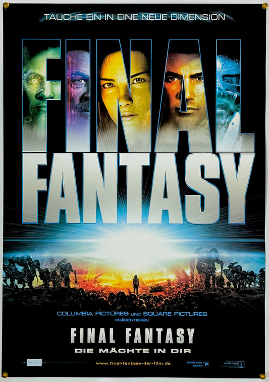 『ファイナルファンタジー』 映画 ポスター ドイツ オリジナル [2069]