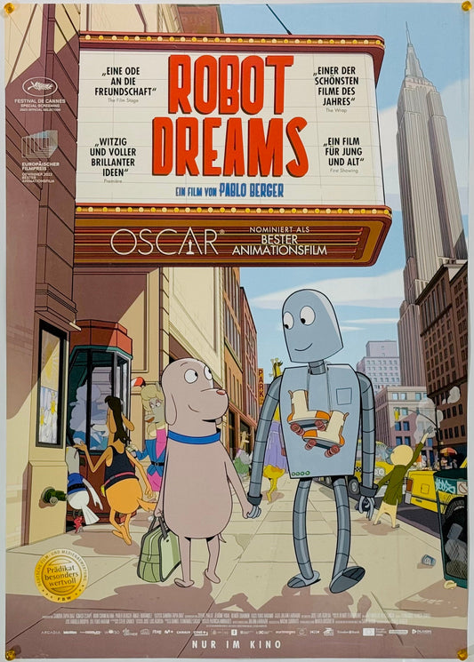 『ロボット・ドリームズ』 映画 ポスター ドイツ オリジナル [2073]