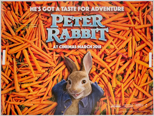 『ピーターラビット』 映画 ポスター イギリス オリジナル [2077]