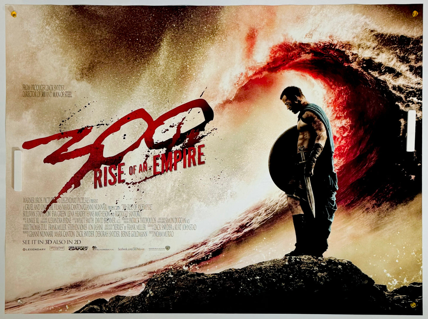 『300 スリーハンドレッド 帝国の進撃』 映画 ポスター イギリス オリジナル [2112]