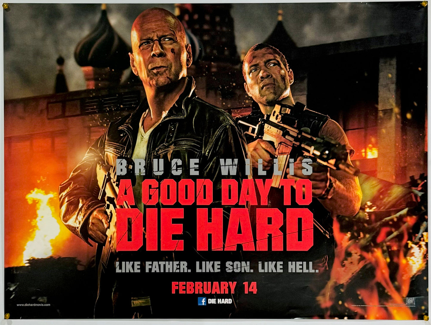 『ダイ・ハード ラスト・デイ』 映画 ポスター イギリス オリジナル [2115]