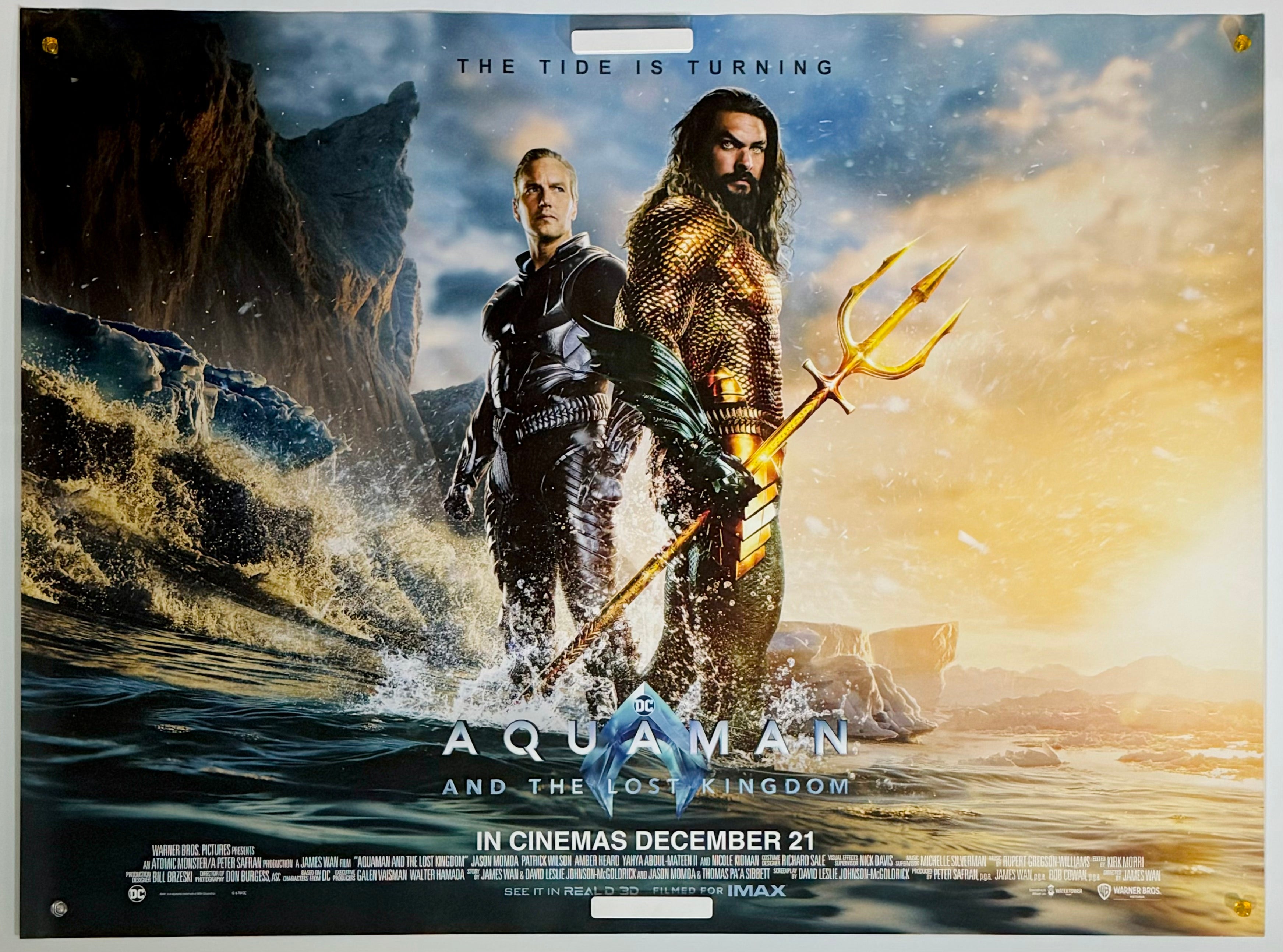 アクアマン 失われた王国』 洋画 イギリス - 海外版映画ポスター専門店