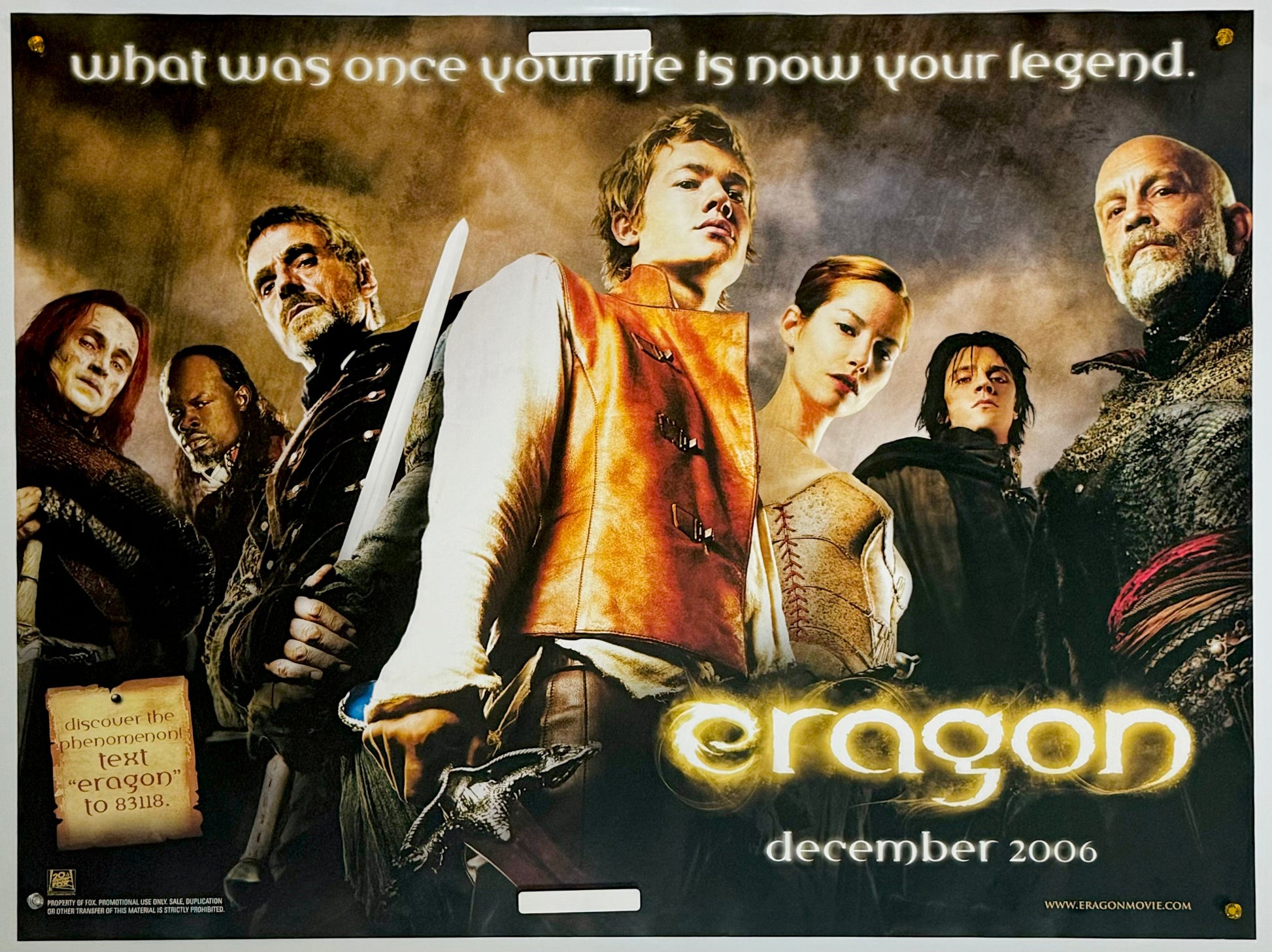 『エラゴン 遺志を継ぐ者』 映画 ポスター イギリス オリジナル [2137]_1